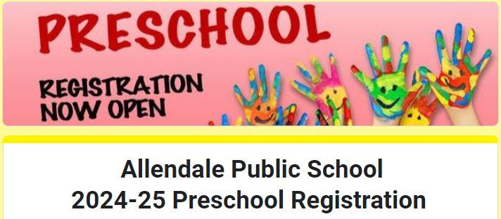 Preschool registration for 2024-2025 now open
